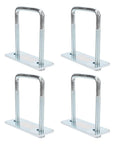 Heavy Duty Galvanized Leaf Spring Clamps For Trucks And Boats Fit 3 Inch Wide Springs Secure Rails Up To Square U Bracket Kit Easy Install, four clamps