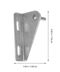 Professional Refrigerator Door Hinges For Freezers Stainless Steel Adjustable 2.95x1.5x0.98 Inch Small Freezer Replacement Hinge