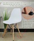 Chair with M8 Threaded Furniture Glide Leveling Feet With Floor Protector Pads For Cabinet And Chair Legs Adjustable Plastic Levelers Screw On Design 2 Pack No Fuss Quick Install