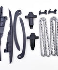 Heavy Duty Timing Chain Guide Tensioner Kit Built Badass For Zero Sweat UTV Trail Upgrades Fits Stels Dominator 800 Mechanics Tayga Patrul SWT 650 Models components including timing chain, guides, and tensioners.