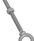 Heavy Duty Eye Bolt 1/2 Inch By 6 Inch Forged Galvanized Steel Pintle Punched For 5/16 Or 3/8 Bolts