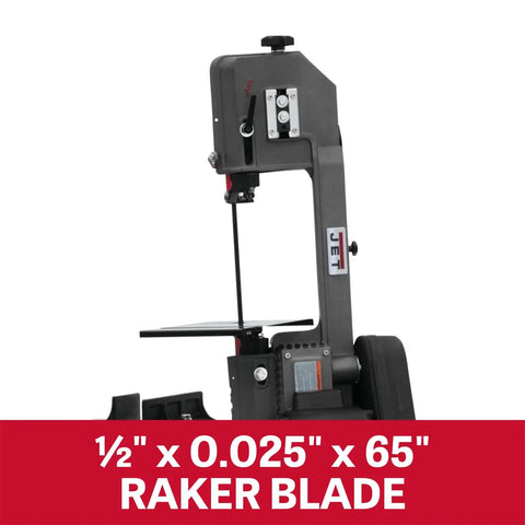 Beefy 5 By 6 Inch Metal Cutting Bandsaw For Horizontal And Vertical Cuts, One Half HP Motor, 115 And 230 Volt Single Phase, Three Speed Control, Auto Shut Off After Each Cut, Ball Bearing Blade Guides, Heavy Duty 14 Gauge Frame