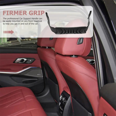 Top Shelf Black Nylon Backseat Grab Handles 4 Pack Universal Car Interior Safety Grips For Daily Drivers Keep Ya Locked In With Hella Secure Grip During Quick Turns And Cruises