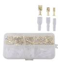Top Tier 120 Piece Spade Connectors Kit With Heavy Gauge Male And Female Quick Disconnect Terminals In 2.8 4.8 Plus 6.3mm Sizes Perfect For Car Audio Wiring Projects Using Premium Tinned Copper Core For Zero Voltage Drop And Reliable High Current, assorted spade terminals in organizer box