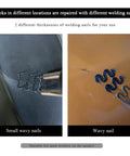 Detail of Hot Staples Welding Rods 500 Pcs Set 0.6mm 0.8mm repaired cracks in bumper and dashboard plastic
