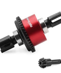 Red 43T Limited Slip Diff Set With 10T Input Gear Front And Rear For ARRMA Kraton 6S Outcast 6S aluminum case and steel gears
