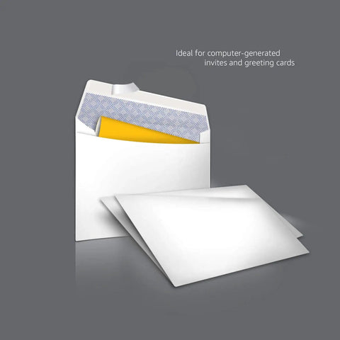 Hella Secure Size Six Self Seal Mailing Envelopes For Dropping Off Invoices And Confidential Bills No Sweat Peel Closure White Woven Paper 300 Pack Office Shipping Essentials