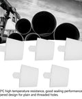 Top Rated Silicone Tapered Plug Kit for High Temp Sealing Durable And Fade Resistant Perfect For Surface Treatment Jobs That Need Serious Grip And Long Lasting Performance You Can Really Rely On. white silicone tapered plugs for threaded holes, 5-piece set
