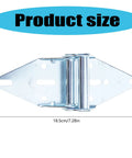 Six Pack Stainless Steel Garage Door Hinges with 18.5cm size for Heavy Duty Weatherproof Performance