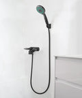 Rv Tub And Shower Faucet Diverter Valve With Winged Levers Matte Black Finish for seamless temperature control in RV bathroom
