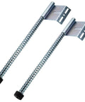 Pair of Heavy Duty Garage Door Plunger Spring 27 Inch for Smooth Close Zinc Plated Steel Stopper Bumper Replacement Hardware
