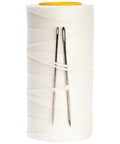 All In One Sail Repair Kit With Sail Needle And Thick Waxed Twine In White Black And Brown 330 Feet Heavy Duty Waxed Thread