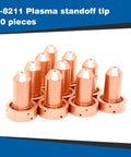 10 Pack 9 8211 Plasma Tips And 10 Pack 9 8215 Plasma Electrodes For Cutmaster 52 Torch 80A Nozzle Pro Grade Consumables