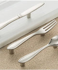 3 Piece Funny Knife Spoon Fork Shape Cabinet Pulls Set For Kitchen Cupboard And Drawer Handles With 3 Inch Center Hole Zinc Alloy