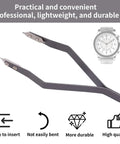 Watch Spring Bar Tweezers And Pliers Tool For Quick Strap Tweaks, Link Removal, And Bracelet Repair, Aluminum Alloy Durable Design