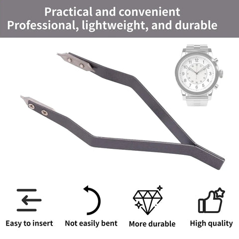 Watch Spring Bar Tweezers And Pliers Tool For Quick Strap Tweaks, Link Removal, And Bracelet Repair, Aluminum Alloy Durable Design