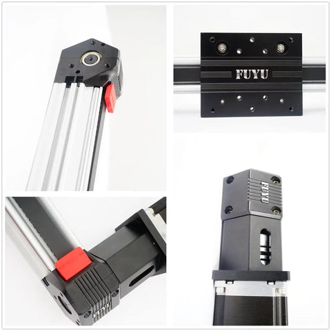 Detailed view of CNC Linear Rail Slide With Belt Drive Hassle Free Stage Motion Actuator For Router Parts And DIY Projects
