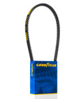 Classic Raw Edge Industrial V Belt 39 Inch Outside Circumference For Heavy Machinery With Static Conductive EPDM Rubber On Blue Box.