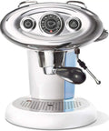 White Iperespresso Coffee Machine With One Touch Brew And Dope Milk Frothing Wand For Quick Daily Caffeine Rituals.