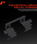 Top Grade Front Left And Right Disc Brake Hardware Kit That Slaps For Honda Accord 2016-2017 Plus Civic 2017-2020 Ensures Smoother Stops And Keeps Your Ride Feeling Fresh Without Any Worries. Industrial-grade forged metal brake hardware clips set