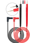 Flexible Multimeter Test Lead Kit With CAT III 1000V 10A Safety, Boss Quality Gold Plated 4mm Probes for meters, red and black cables