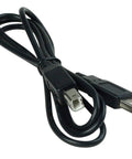 Black 6Ft USB Data Sync And Power Charging Cable For GCC Expert 24 LX Vinyl Cutter Plotter Contour Cutting Machine Compatible With Mac And PC Data Transfer Ready