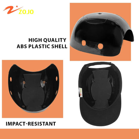 Five Pack Reflective Bump Cap Hard Hat With Breathable Lightweight Safety Cap For Men And Women Adjustable Size With Hook And Loop Twill