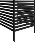 Outdoor AC Unit Fence Screen Set, 3 Panels, 42 Inch Tall By 38 Inch Wide Privacy Fence For Trash Cans, Heavy Duty Metal Construction