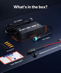 Rugged 10 Amp 12 Volt Lithium Battery Charger With IP65 Waterproof Rating For LifePo4 Batteries And Automatic Bms Recovery Function components in box