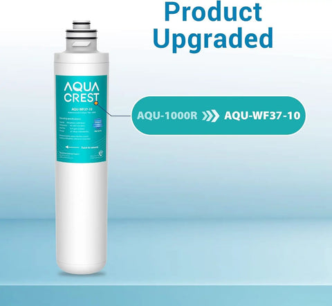 Replacement Under Sink Water Filter For Culligan 1000R, Fits Refrigerators, RVs And Undersink Systems, coconut carbon filter