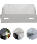 Beefy Premium Grade Stainless Steel EV Charger Protective Housing With Waterproof Outdoor Box Cover for universal fit, shown from the top view.