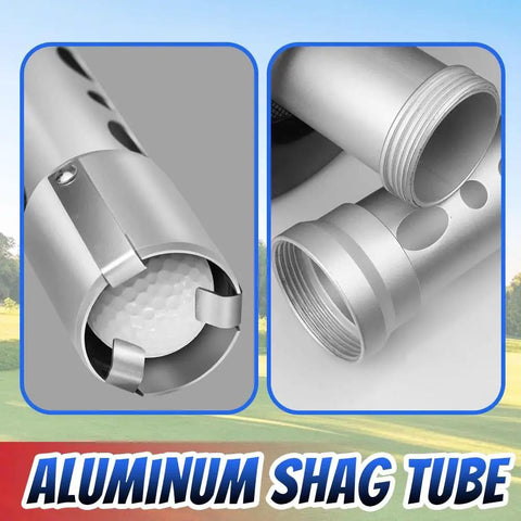 Durable Aluminum Golf Ball Retriever With Shag Tube And Detachable Collector Portable Pocket Storage Picker