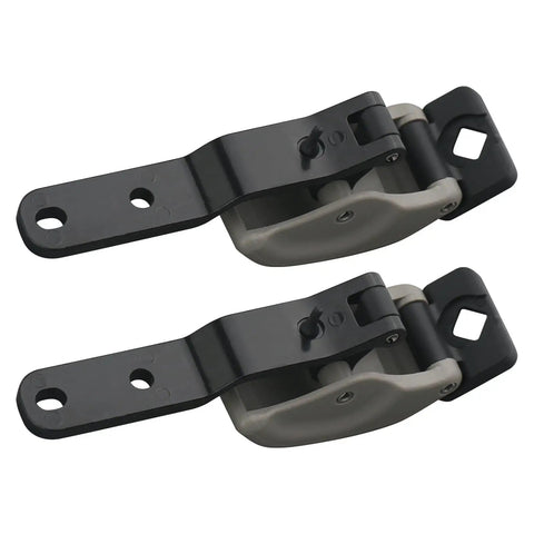 2-Pack Gray Rear Quarter Window Latch Locks For Toyota Tacoma 2001 2004 And Toyota Hilux 1997 2004 Replacement Parts displayed side by side
