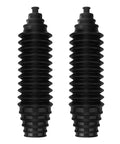 All In One Steering Rack And Pinion Boot Kit With Silicone Bellows Gaiters For Tie Rods Includes 2 Boots 4 Locking Clamps