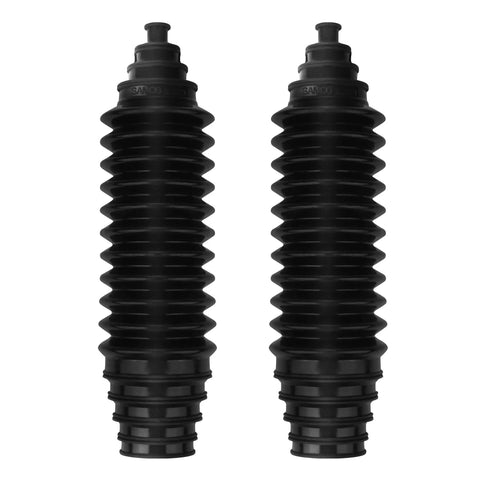 All In One Steering Rack And Pinion Boot Kit With Silicone Bellows Gaiters For Tie Rods Includes 2 Boots 4 Locking Clamps