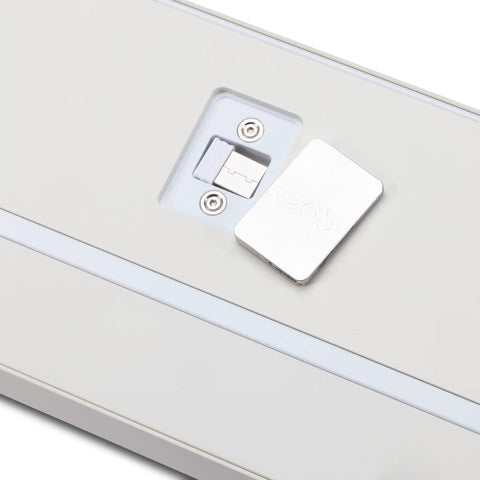 Badass Cnc Aluminum Mechanical Keyboard Featuring Smooth Triple Mode Wireless Connectivity Quick Release Design And Dope Hot Swap Pbt Keycaps close-up of quick release mechanism