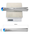 CYCEARTH bicycle press-in bottom bracket bearing removal tool, chrome steel with blue end cap, 160 mm length