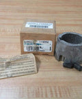 Badass Heavy Duty Taper Lock Sheave With 1.5 KW Bushing And Timing Sprocket 1615 Model gray metal bushing with screws.