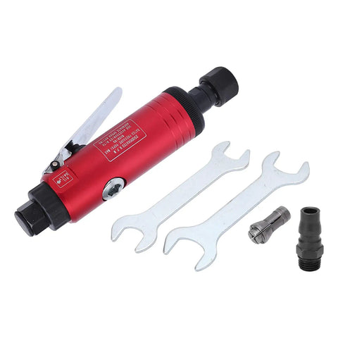 Shop Rated 25000Rpm Straight Pneumatic Air Die Grinder Featuring Precision 3Mm And 6Mm Collets with included tools and attachments.