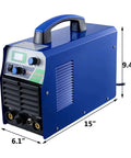 2 In 1 TIG And Arc Welder Portable IGBT Inverter With Adjustable 20 To 160 Amp Output, blue unit with front control panel