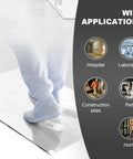Heavy Duty Entryway Sticky Floor Mats That Crush The Mess Dust And Dirt Trapper For High Traffic Doorways and Pet Friendly Homes Quick Peel Rolls for Spotless Surfaces in hospital application.