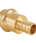 Half Inch Copper Press To PEX Crimp Coupling Brass Adapters Pack Of 10 For Copper And PEX Pipe Connection No Sweat Install Watertight Seal