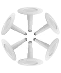 Six-Pack 5 or 6 Inch Retrofit LED Recessed Can Lights, 12W Equal 60W, 3000K Warm White, 800 Lumens, Dimmable, ETL Listed, Damp Rated