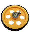 Meter Counting Wheel Perimeter 200mm Hole 6mm/8mm Synchronous Round Measuring Length Counting Ranging Encoder Meter Wheel(8mm) close-up view.