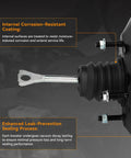 Internal view of Solid Heavy Duty Vacuum Power Brake Booster Straight Up Direct Bolt On Replacement For Chevy GMC Cadillac with corrosion-resistant coating.