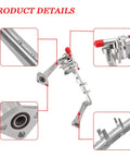 Upgraded Aluminum Coolant Water Pipe Kit For Jaguar F Type F Pace XE XF XJ Discovery Range Rover 2010 To 2021 detailed view