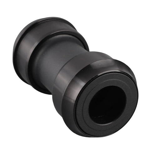 PF30 24mm Press Fit Bottom Bracket For Mountain Bikes With Beefy Aluminum Alloy Body And Sealed Bearings Ultra Lightweight BB For PF30 Frames With Smooth Friction Free Rotation Durable Crankset Part For Trail Ready Rides, black press fit BB