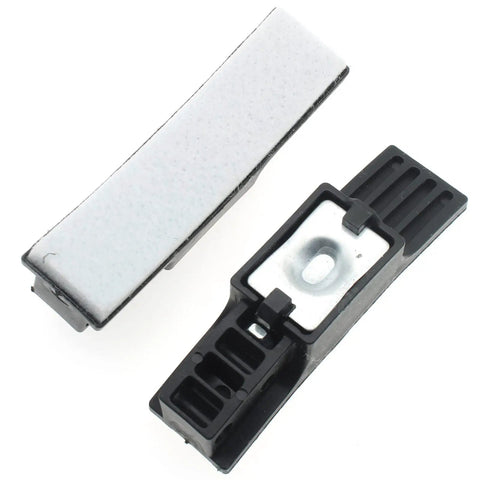 Two Pack Spinning Bike Brake Pads Felt Replacement For Exercise Bikes showing black plastic and felt design with quick release