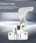 270 Degree Zinc Alloy Folding Hinge for Furniture Doors with slick operation, non-removable compact design for cabinets