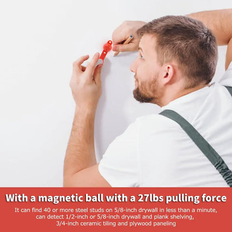 Straight Up Magnetic Stud Finder Wall Scanner Walks Right Through Drywall Catch Every Stud Dead On Ridiculously Strong Magnet Grips Metal Nails Snags Wood Plywood Tile Instant Hit
